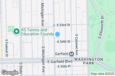 Map image of the property - 5349 S Indiana Ave