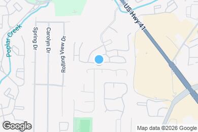 Map image of the property - 1330 Ridgecrest Ln SE
