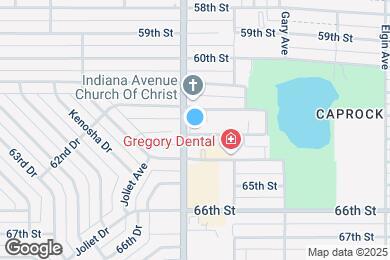 Map image of the property - 6219 Indiana Ave