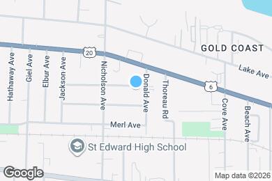 Map image of the property - 12953 Emerson Ave