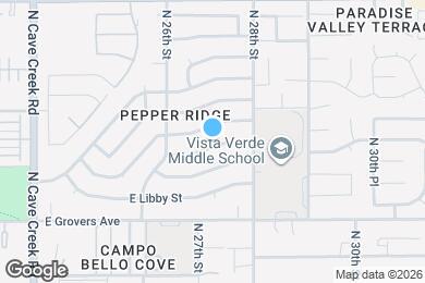 Map image of the property - 2720 E Michelle Dr