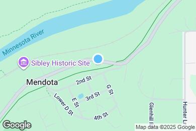 Map image of the property - The River House Mendota