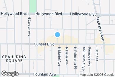 Map image of the property - 1520 N Vista St