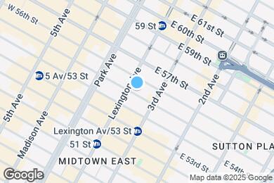 Map image of the property - 141 E 55th St