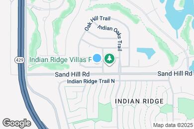 Map image of the property - 1652 Oak Hill Trail