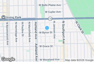 Map image of the property - 1474 W Byron St