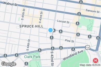 Map image of the property - 318 S 42nd St