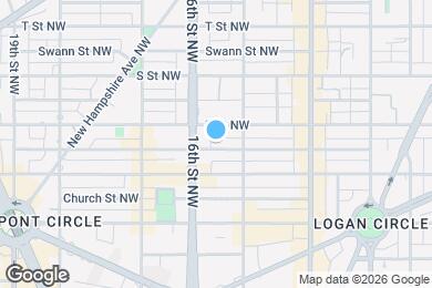 Map image of the property - 1525 Corcoran St NW
