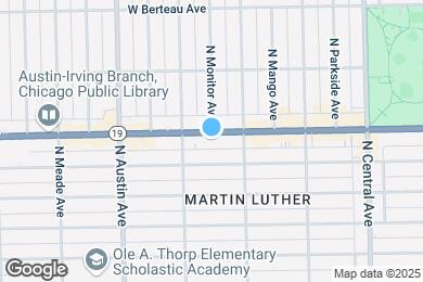 Map image of the property - 5833 W Irving Park Rd