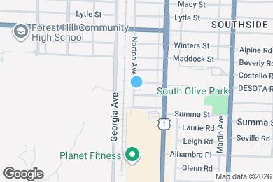 Map image of the property - 443 Wilder St
