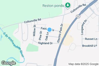 Map image of the property - 1518 Oak Ln