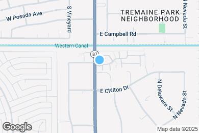 Map image of the property - 3491 N Arizona Ave