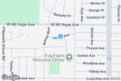 Map image of the property - 1615 Lenore Ave