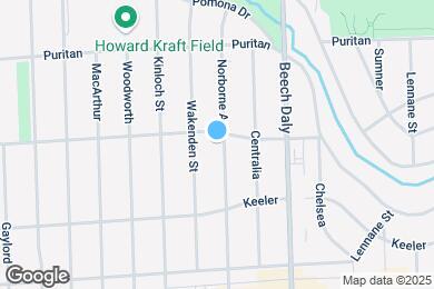Map image of the property - 15609 Norborne Ave