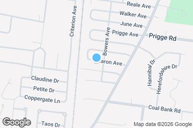 Map image of the property - 1214 Baron Ave