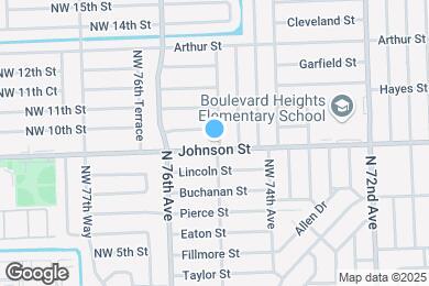 Map image of the property - 7501 Johnson St