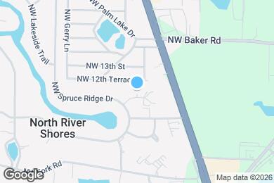 Map image of the property - 899 NW 11th Terrace