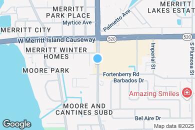 Map image of the property - 131 S Courtenay Pkwy