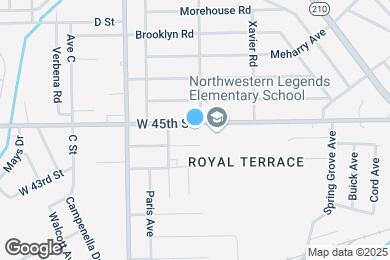 Map image of the property - 2156 W 45th St