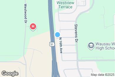 Map image of the property - 1110 N 16th Ave