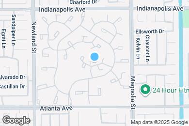 Map image of the property - 8877 Tulare Dr