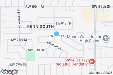 Map image of the property - 9400 S Country Club Dr