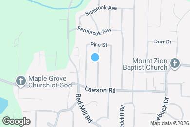 Map image of the property - 232 Meadowdale Ave