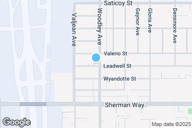 Map image of the property - 7337 Woodley Ave