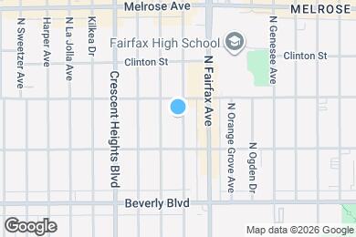 Map image of the property - 441 1/2  N Hayworth Ave