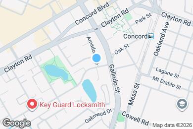 Map image of the property - 1513 Amador Ave