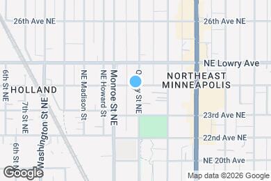 Map image of the property - 726 24th Ave NE