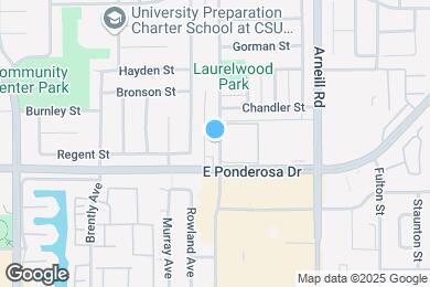 Map image of the property - Ponderosa Apartments