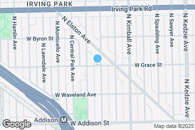 Map image of the property - 3506 W Grace St