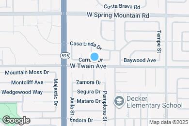 Map image of the property - 6779 Carrera Dr