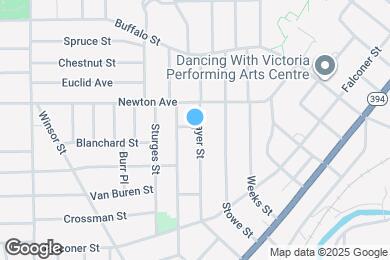 Map image of the property - 161 Thayer St