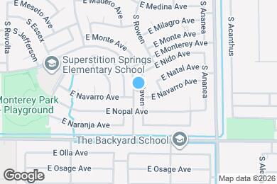 Map image of the property - 2638 S Raven