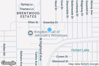 Map image of the property - 1524 Sandy Ln