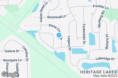 Map image of the property - 3501 Stone Creek Dr