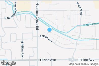 Map image of the property - 1771 E Knobcone Dr
