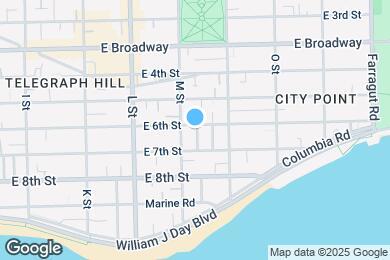 Map image of the property - 693 E 6th St