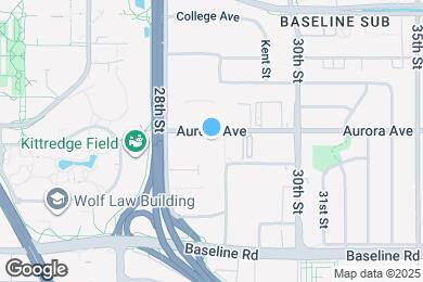 Map image of the property - 2850 Aurora Ave