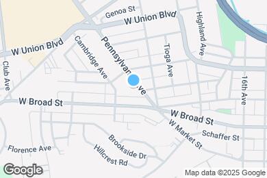 Map image of the property - 705 Pennsylvania Ave