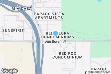 Map image of the property - 5302 E Van Buren St