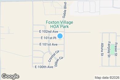 Map image of the property - 14458 E 101st Pl