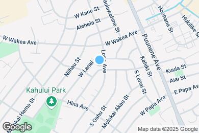 Map image of the property - 164 W Kauai St