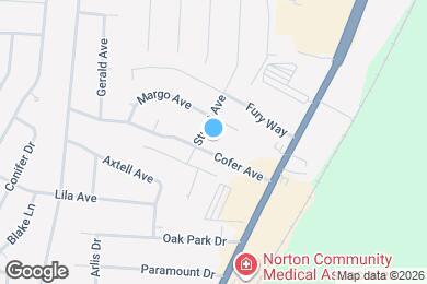 Map image of the property - 4805 Cofer Ave