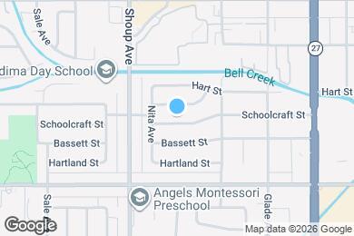 Map image of the property - 22301 Schoolcraft St