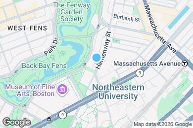 Map image of the property - The Hemenway Apartments