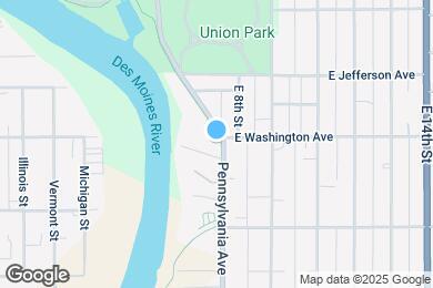 Map image of the property - 1540 Pennsylvania Ave