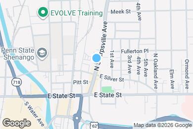 Map image of the property - 131 N Sharpsville Ave